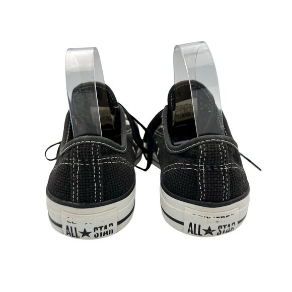 Converse Chuck Taylor All Star Black Woven Tweed Lace Up Unisex Sneaker Shoes - Picture 5 of 10